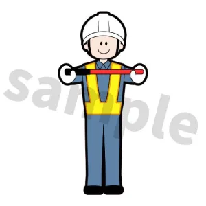 警備員のフリー素材